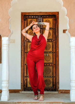 Jumpsuit Om MY Rood