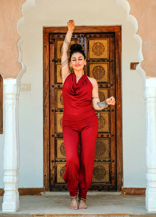 Jumpsuit Om MY Rood