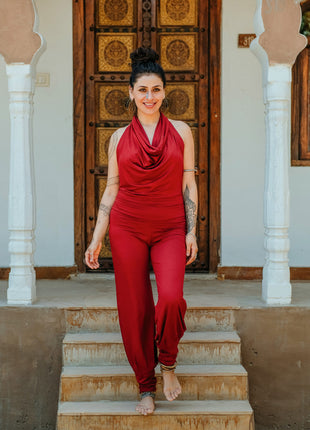 Jumpsuit Om MY Rood