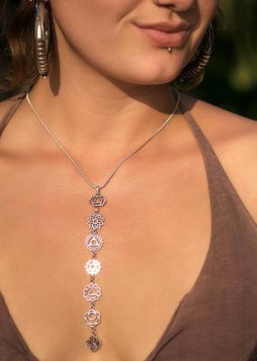 Chakra Necklace Zilverkleur