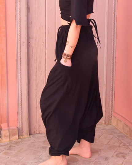 Harmonia Harem Pant Zwart