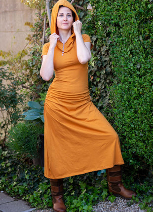 Gaia Mandala Dress Oranje