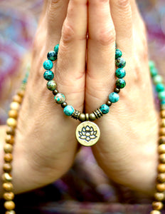 Jasper Lotus mala