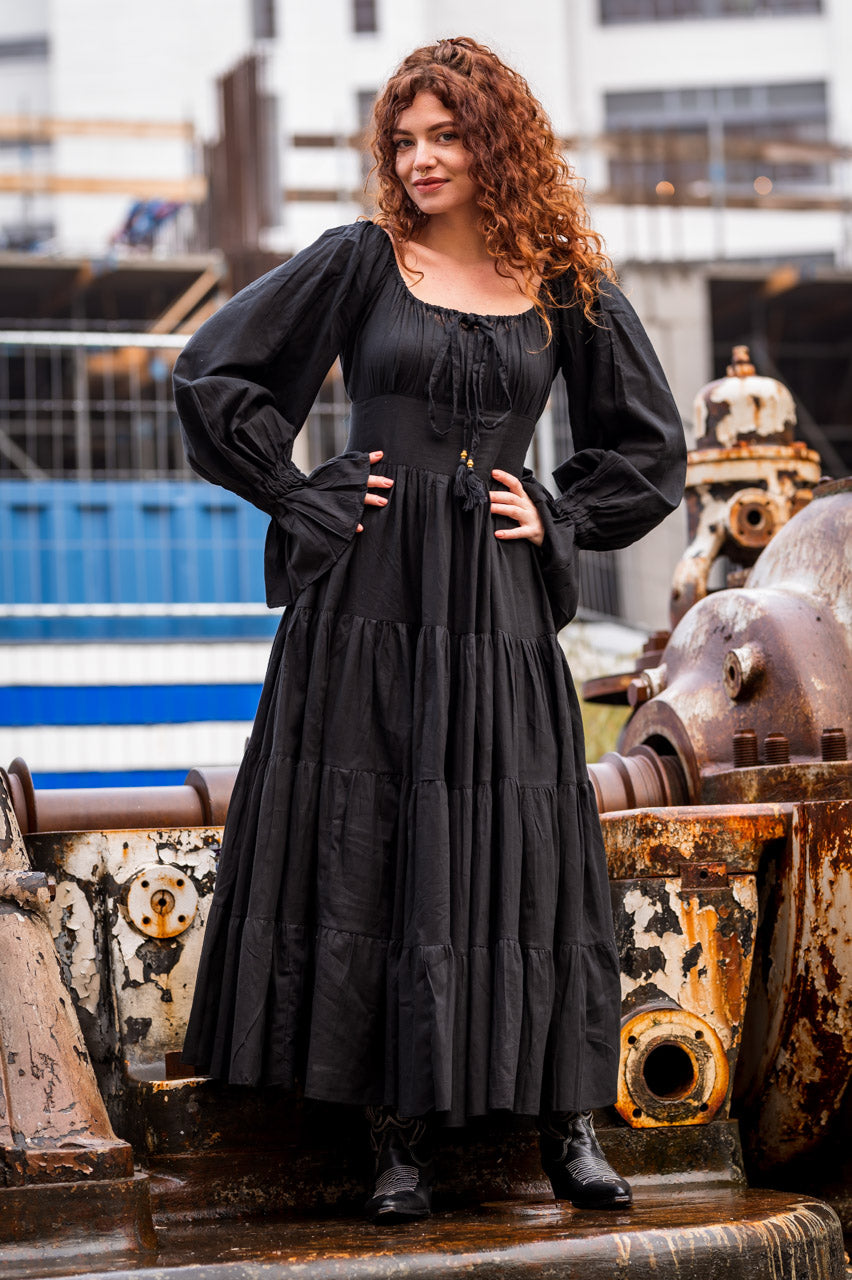 Kleding Jurken Xxl Zand OMODA ATELIER Maxi Jurk X FLORINE MAXI