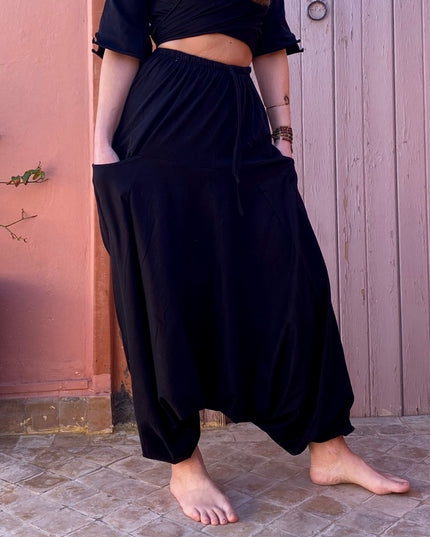 Harmonia Harem Pant Zwart