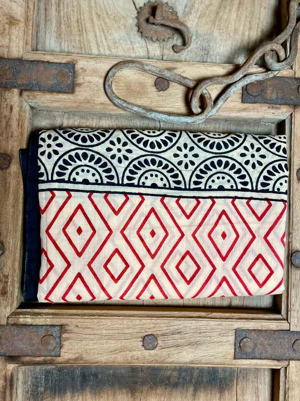 Pushpa Sjaal Blockprint