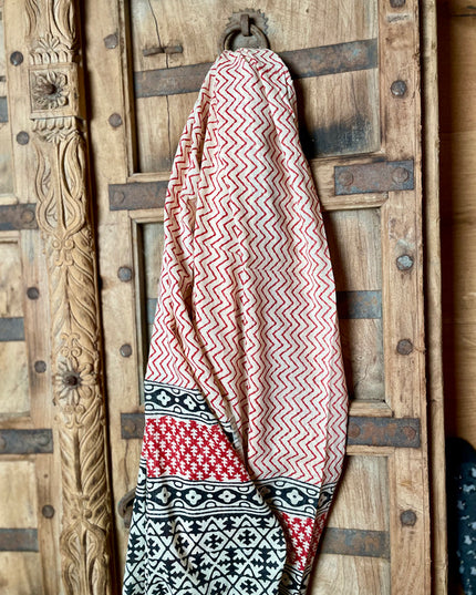 Pushpa Sjaal Blockprint