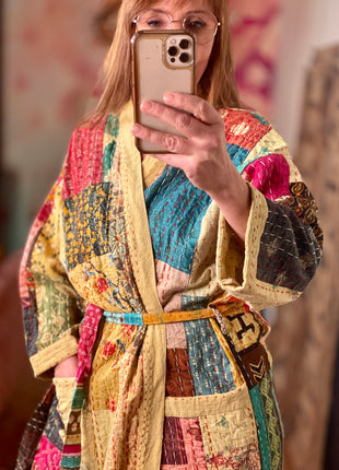 Patchwork Kantha Kimono 2
