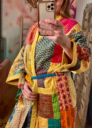 Patchwork Kantha Kimono 4