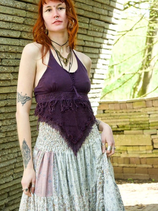 Boho Top Aphrodite Paars
