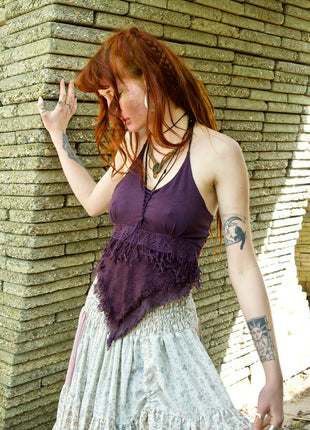 Boho Top Aphrodite Paars