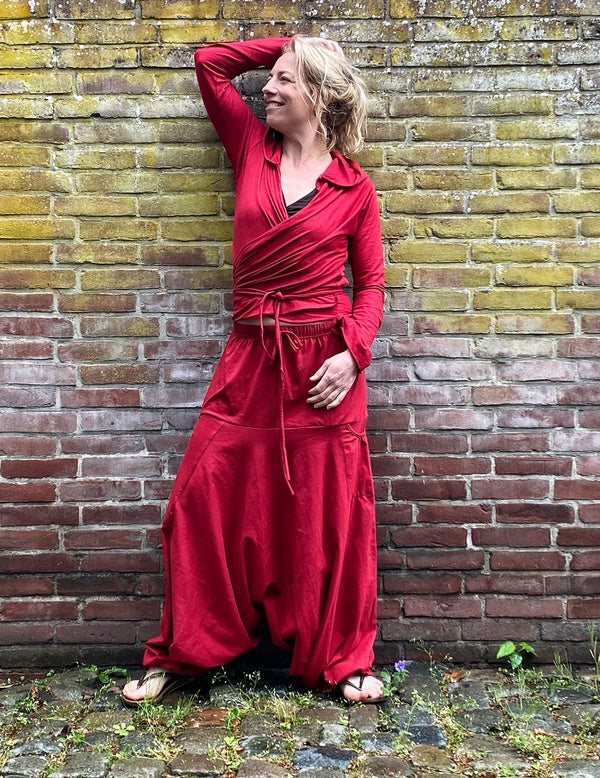 Harmonia Harem Pant  Rood