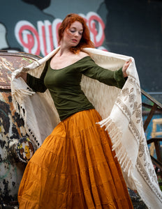 Devi Boho top Groen