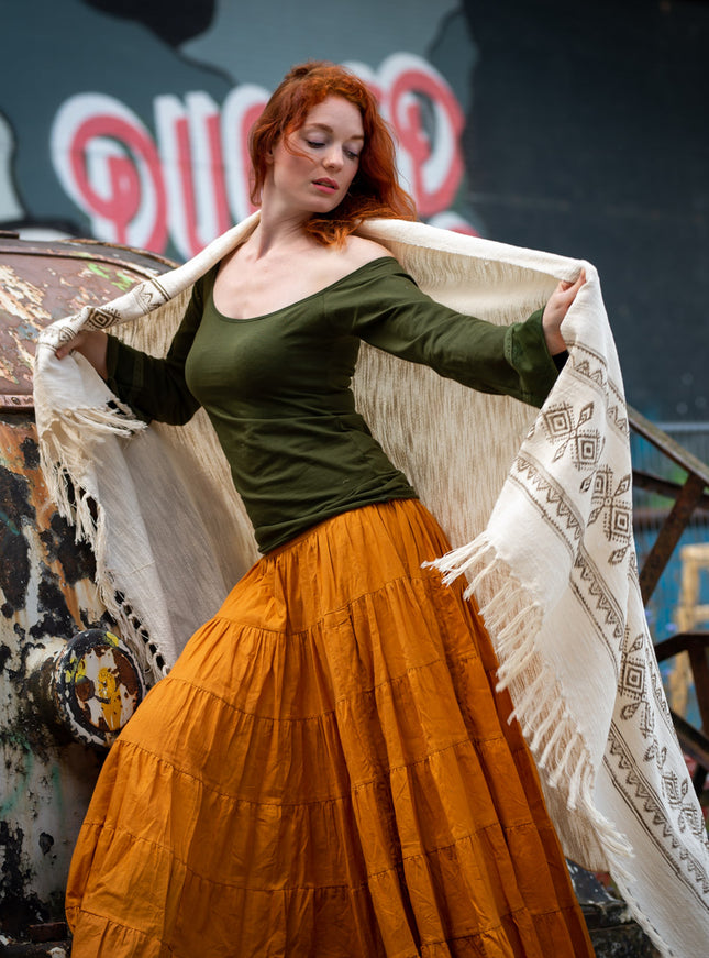 Devi Boho top Groen