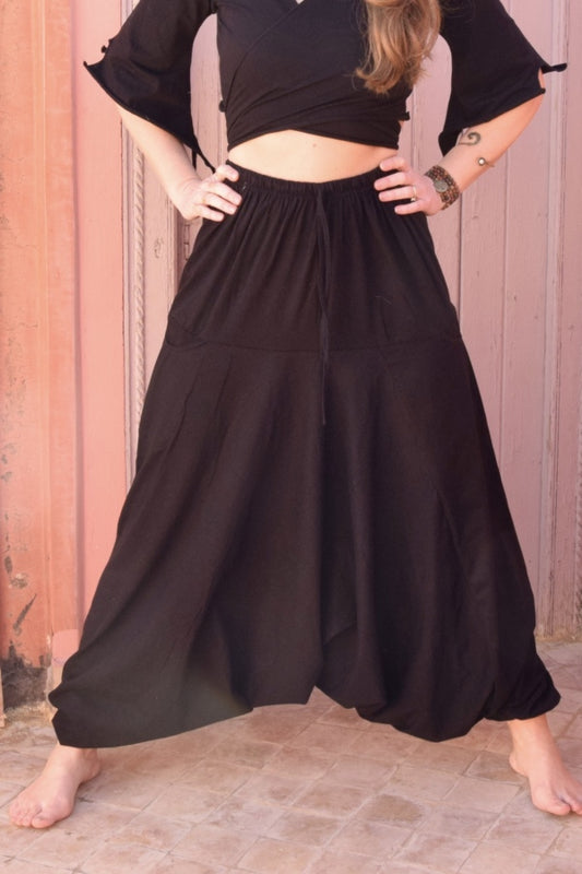 Harmonia Harem Pant Zwart