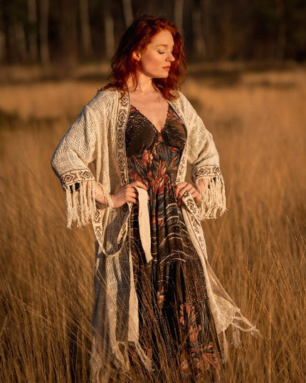Layla Kimono Gebroken wit