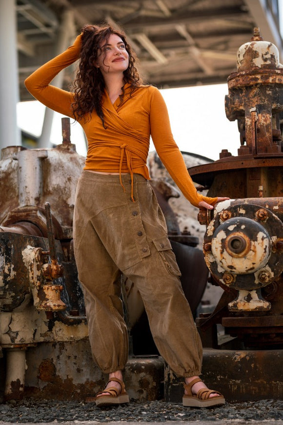 Astarte Top Bamboo/Cotton Oker/Oranje