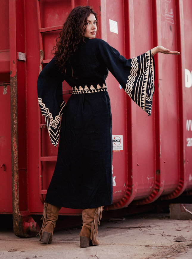 Kimono Dress Zahara Black