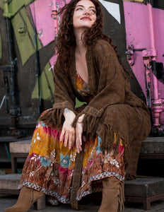 Layla Kimono Warm bruin